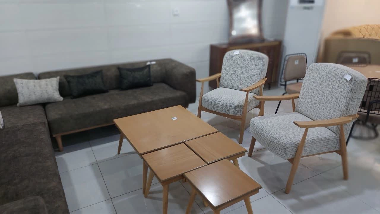 مبل ال هشت نفره مدل کاپر
